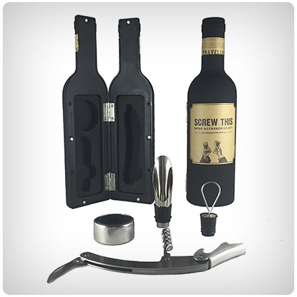 Screw This Novelty Wine Accessories Kit