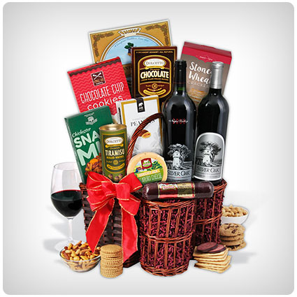 Silver Oak Duo Red Wine Gift Basket