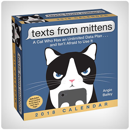 Texts from Mittens the Cat Calendar