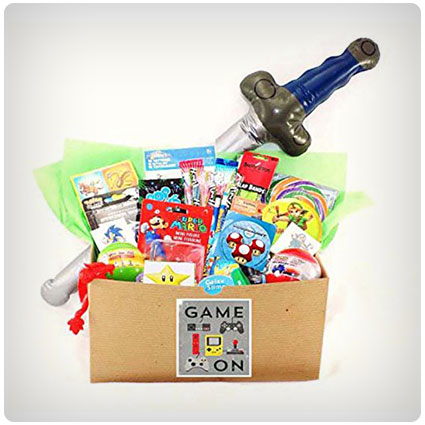 Video Gamer Candy Toy Gift Basket