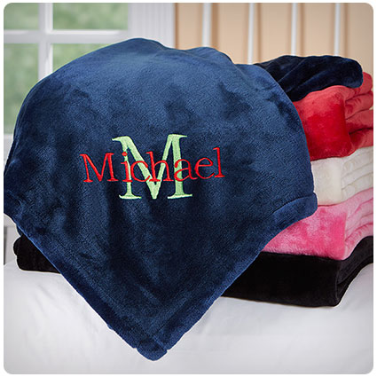 All About Me Personalized Fleece Blanket