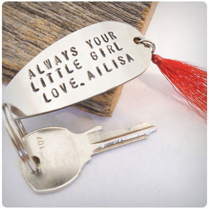 Always Your Little Girl Keychain