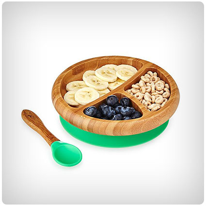 Bamboo Suction Baby Plate Set