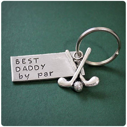 Best Daddy By Par Keychain