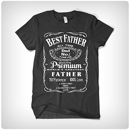 Best Father Premium Dad World's Greatest No.1 T-Shirt