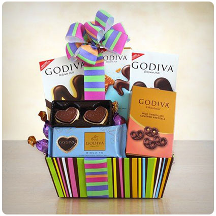 Blissful Godiva Chocolates Gift Basket