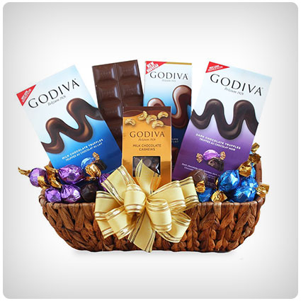 California Delicious Godiva Sampler Gift Basket