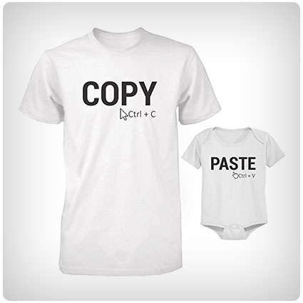 Copy and Paste Baby Matching T-Shirt and Bodysuit Set