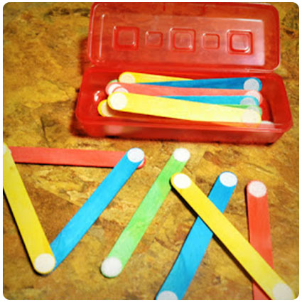 Diy Busy Bag: Velcro Sticks