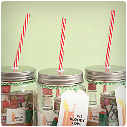 Diy Mason Jar Bloody Mary Gift