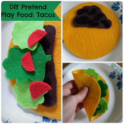 Diy Pretend Food Tacos