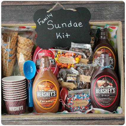 Diy Sundae Family Basket