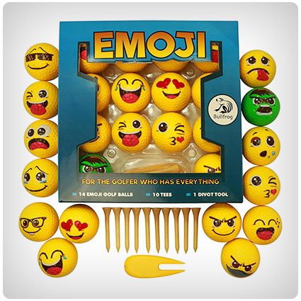 Emoji Golf Balls Gift Edition