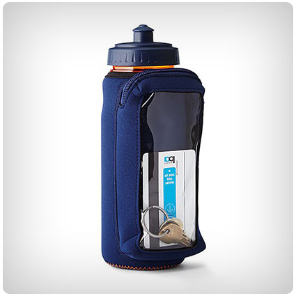 Fitness Bottle with Phone Holding Sleeve