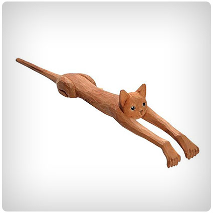 Funny Basswood Cat Back Scratcher