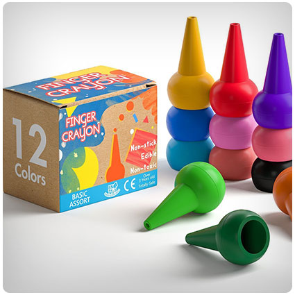 GiBot Toddlers Crayons Palm-Grip Crayons