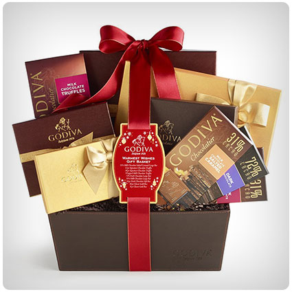 Godiva Chocolatier Warmest Wishes Chocolate Gift Basket