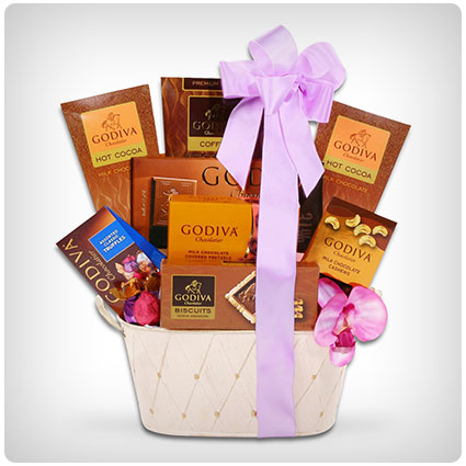 Godiva for Mothers Day Gift Basket