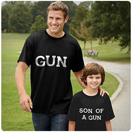 Gun & Son Of a Gun Matching T-Shirt Set