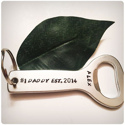 Hand Stamped Bottle Opener