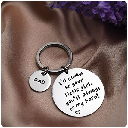 I'll Always Be Your Little Girl Keychain