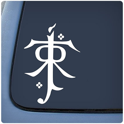 LOTR Tolkien Monogram Sticker Decal