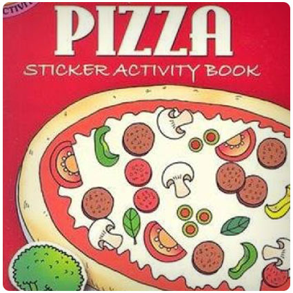 Make Your Own Pizza Sticker Activity Book