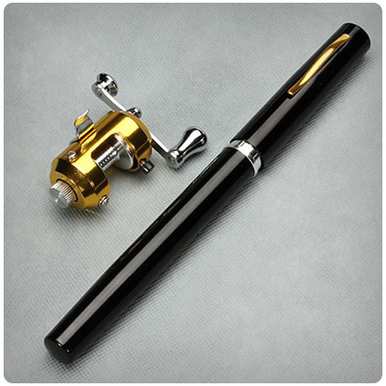 Mini Portable Pocket Aluminum Alloy Fishing Rod Pen