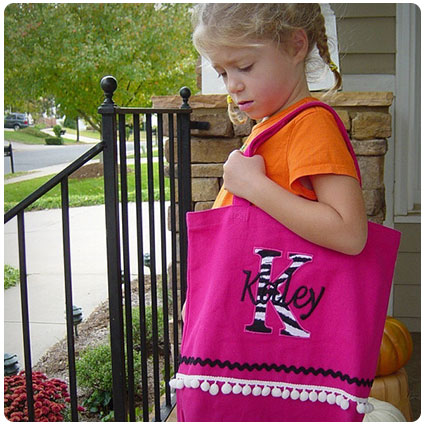 Personalized Tote Bag Girly Girl