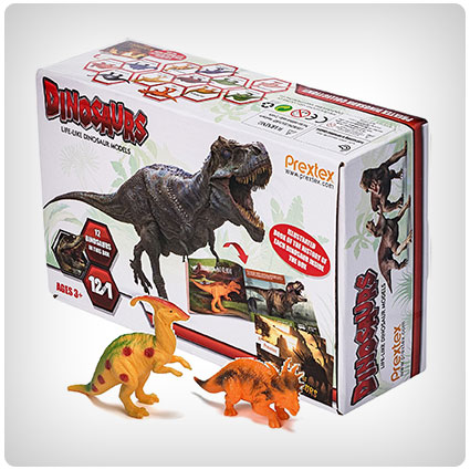 Prextex Realistic Looking Dinosaurs Pack