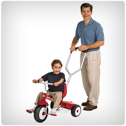 Radio Flyer Deluxe Steer and Stroll Trike