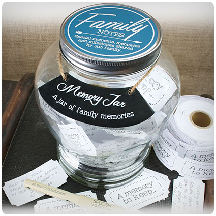 Top Shelf Family Memory Jar