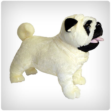 ADORE Standing Misfit the Farting Pug Dog Plush