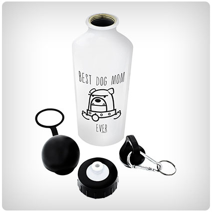 Best Dog Mom Ever Aluminum Water Bottlle