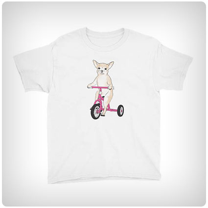 Chihuahua On A Tricycle T-shirt