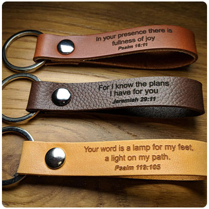 Custom Leather Keychain