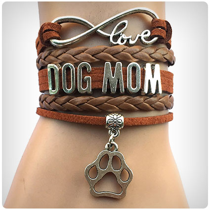 DOLON Infinity Love Dog Mom Paw Bracelet