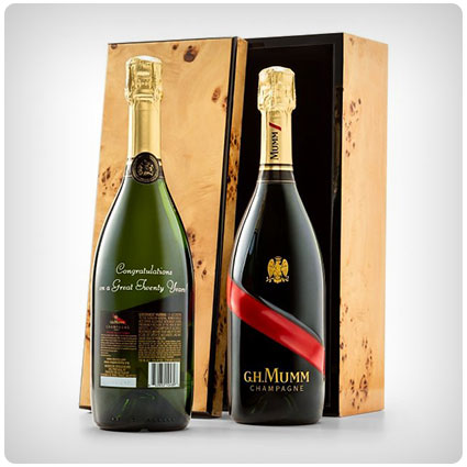 Engraved G H Mumm Champagne Celebration