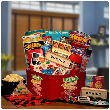 Games, Games and More Games Gift Basket