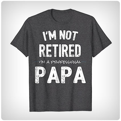 I'm Not Retired I'm A Professional Papa T-Shirt