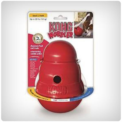 KONG Wobbler Treat Dispensing Dog Toy