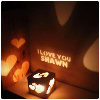 Magic Box Personalized Candle Holder