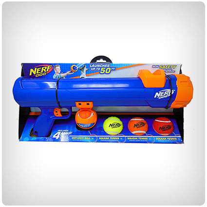 Nerf Dog Tennis Ball Blaster Gift Set