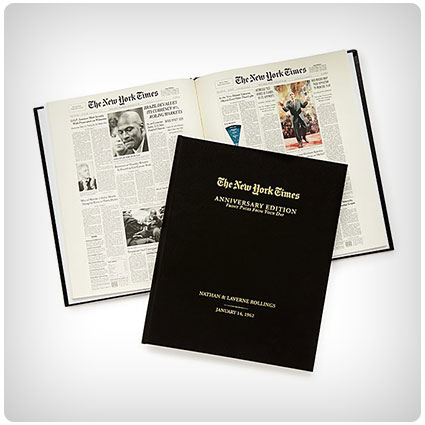 New York Times Custom Anniversary Book