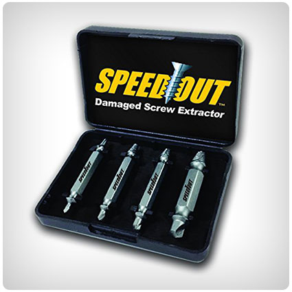 Ontel SpeedOut Damaged Screw Extractor & Bolt Extractor Set