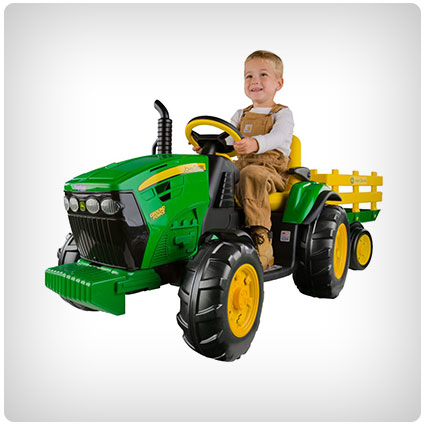 Peg Perego John Deere Ground Force Tractor with Trailer