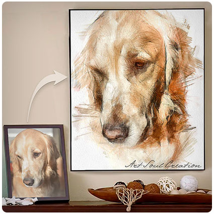 Personalized Dog Illustration