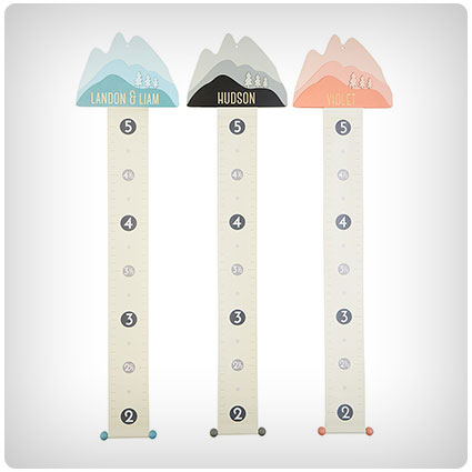 Personalized Mountain Growth Chart