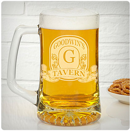 Personalized Vintage Bar Sign Beer Mug