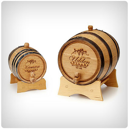 Personalized Wine Barrel